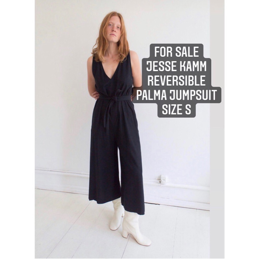 Jesse Kamm Palma jumpsuit size small black
